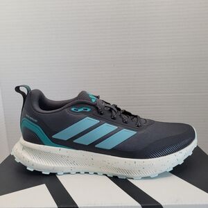 Falcon Charcoal and Teal Womens Athletic Running Shoes  7 NWT